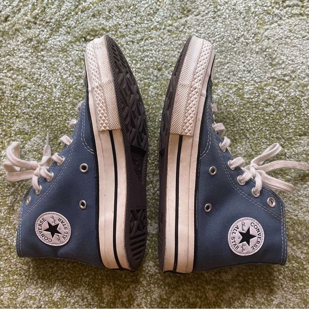converse 70s blue high top sneakers